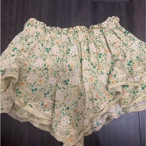 Aerie mini skirt w shorts